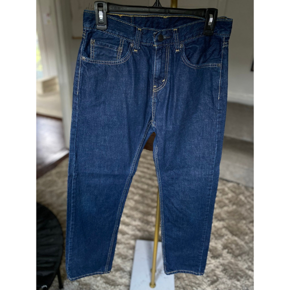 Levi’s 505 Straight Leg Jeans Classic Americana Dark Wash Y2K Revival Fit 90s - Picture 2 of 7